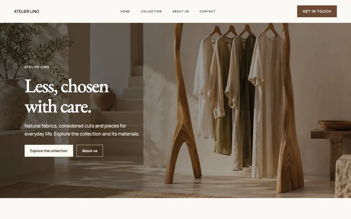 Atelier · Fashion and collections