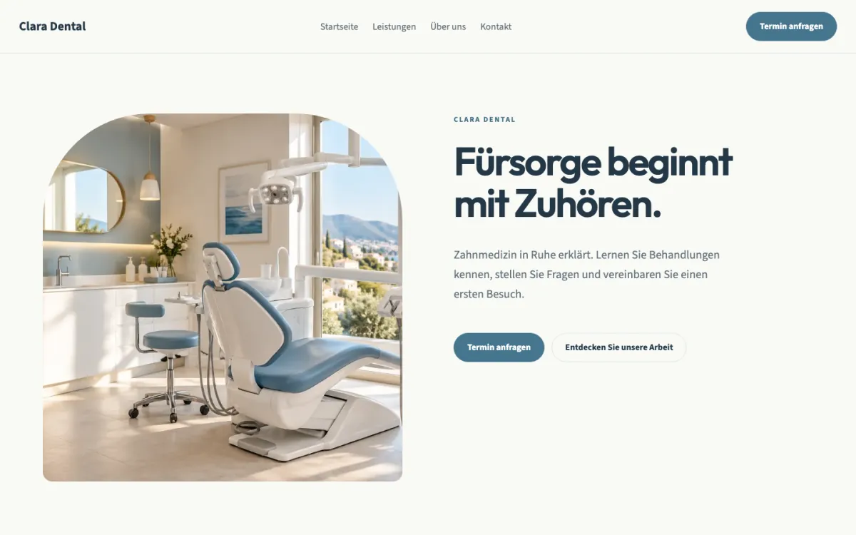 Clara · Zahnärzte