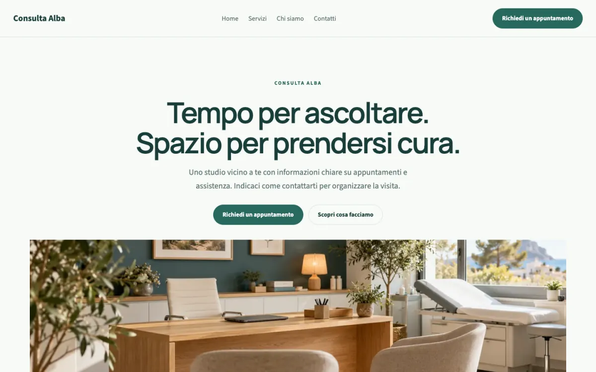 Alba · Studi medici