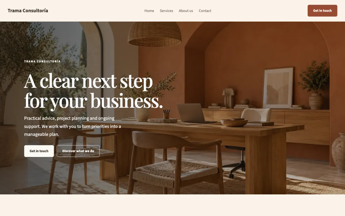 Trama · Professional services